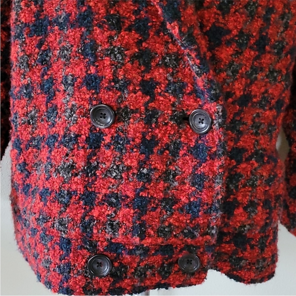 Free People Wool Blend Houndstooth Baby Coat - Picture 4 of 8
